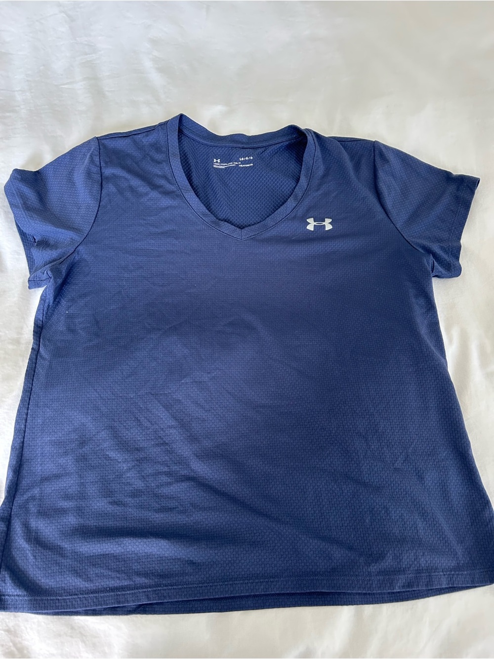 Under Armour Women's Navy Performance V-Neck Tee